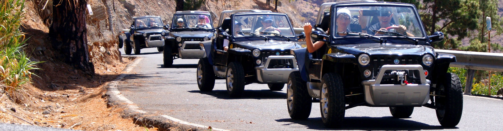 Jeep Safari à Gran Canaria avec une Jeep Cabrio Réservez avec YesCanary